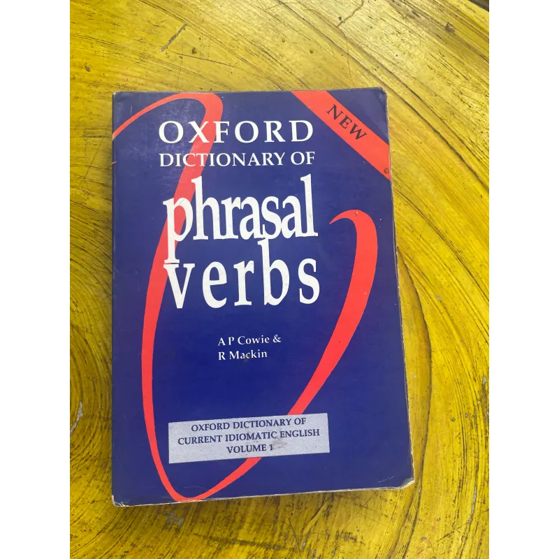 OXFORD DICTIONARY OF PHRASAL VERBS- A.P. COWIE & R. MACKIN 731915