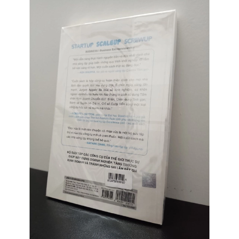 Khởi Nghiệp Tinh Gọn, Mở Rộng Linh Hoạt, Tăng Trưởng Jurgen Appelo New 100% HCM.ASB2502 910951