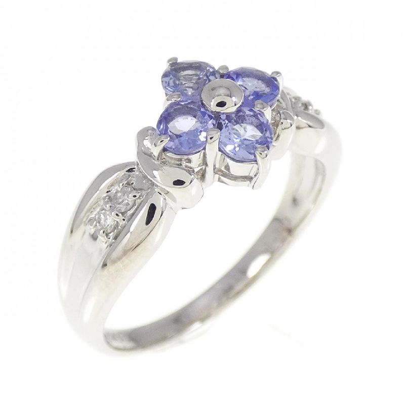 Nhẫn Tanzanite PT Flower 673145