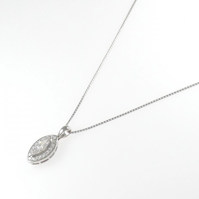 Dây chuyền kim cương PT900/PT850 0.801CT FaP SI2 cắt hình đặc biệt - Hàng hiệu Authentic 874767