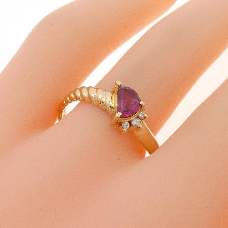 Nhẫn Tourmaline K18YG - Hàng hiệu Chính hãng 848911