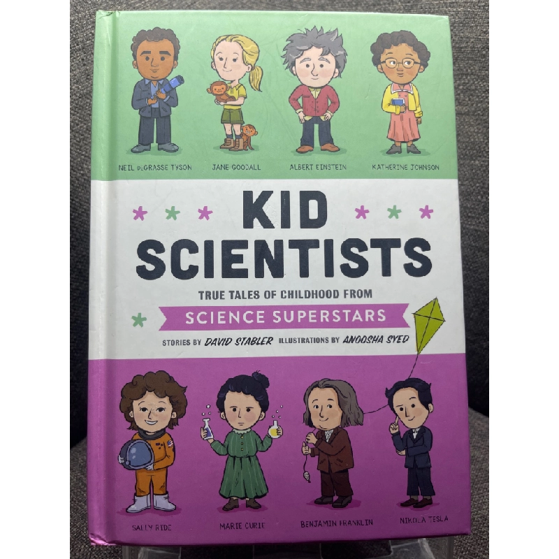 Kid scientists mới 90% truyện tranh màu ngoại văn và thiếu nhi David Stabler và Doogie Horner HPB1505 181511