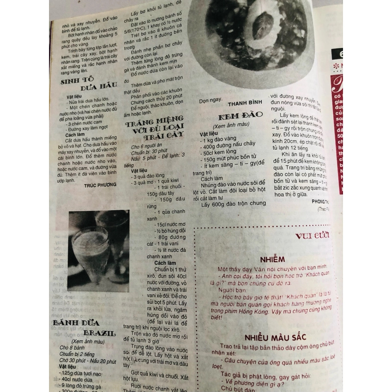 Tổng hợp báo sổ tay nội trợ, bìa cứng, khổ to ( triệu thị chơi) 494547