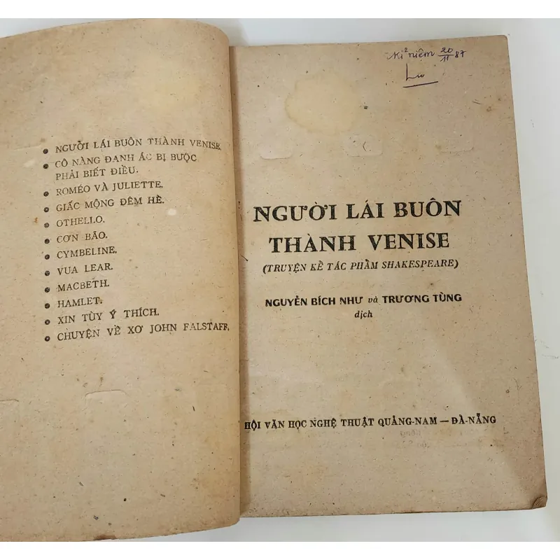 Truyện Shakespeare NGƯỜI LÁI BUÔN THÀNH VENICE 791018