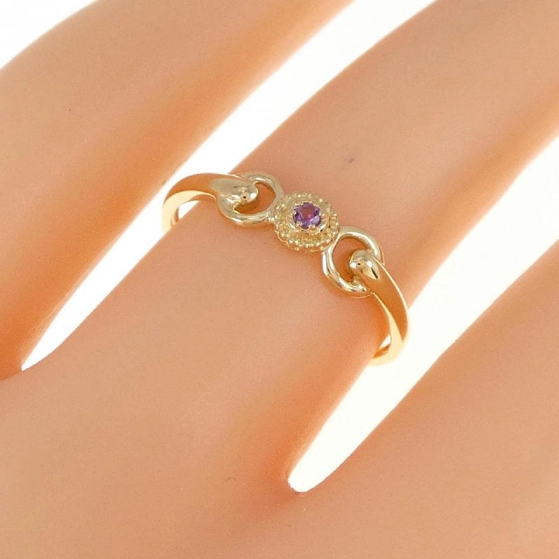 Nhẫn Amethyst K18YG - Hàng hiệu Authentic 856647