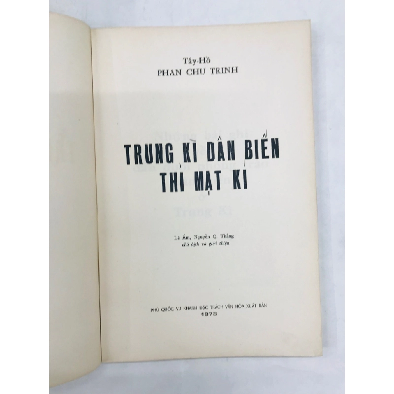 Trung kỳ dân biến thỉ mạt ký - Phan Chu Trinh 129420