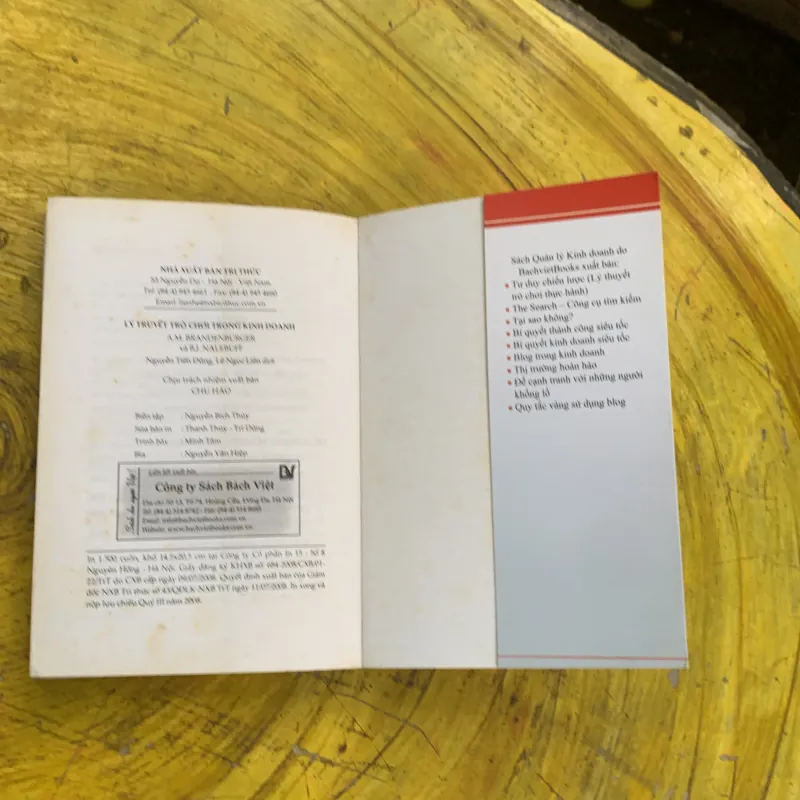 LÝ THUYẾT TRÒ CHƠI TRONG KINH DOANH 747314