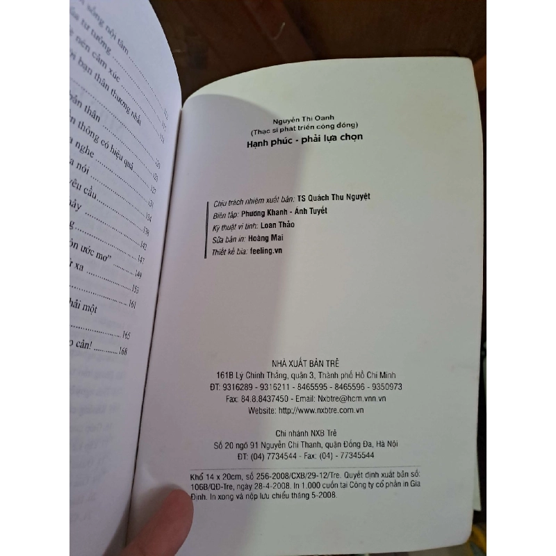 Hạnh phúc - phải lựa chọn - Nguyễn Thị Oanh VĂN HỌC HCM1008 920783