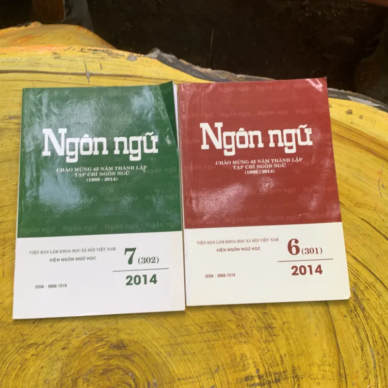 NGÔN NGỮ TẠP CHÍ NGÔN NGỮ SỐ 6, 7 NĂM 2014 753494