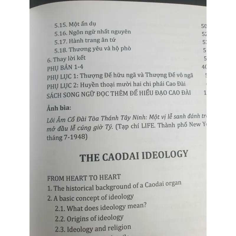 Sách Ý Thức Hệ Cao Đài - Huệ Khải mới 90% 674776