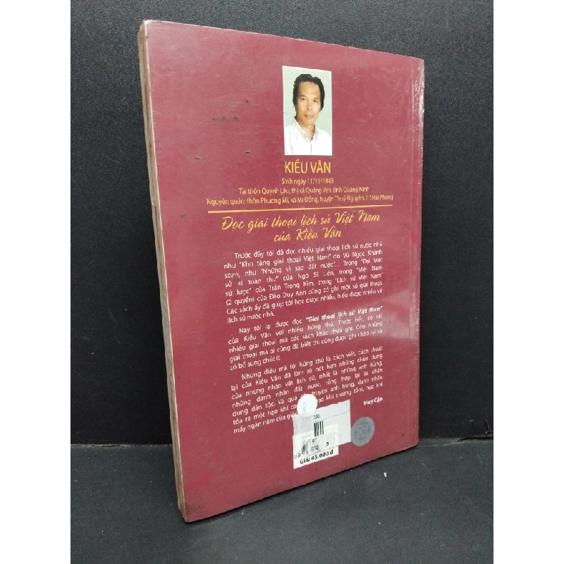 Giai thoại lịch sử Việt Nam tập 7 Kiều Văn (có seal) mới 80% ố vàng HCM.ASB0811 448130