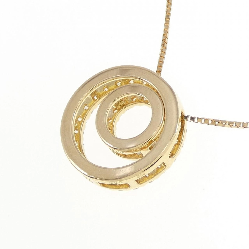 K18YG 2WAY Dây chuyền kim cương 0.33CT - Hàng hiệu Chính hãng 847737