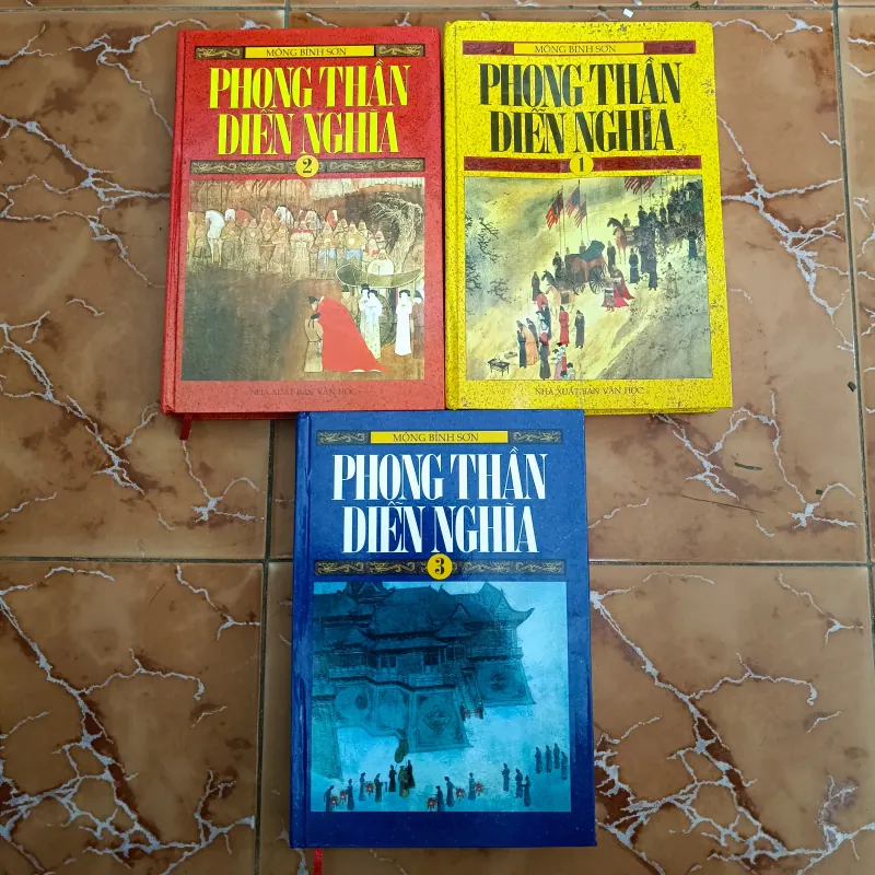 Phong thần diễn nghĩa - Mộng Bình Sơn 3 tập bìa cứng 1018686