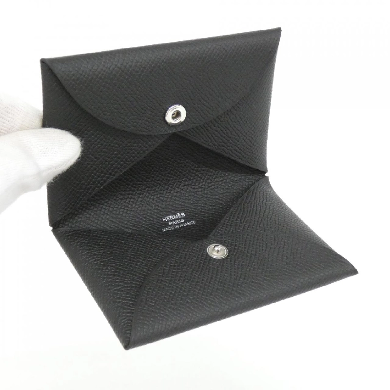 【Sản phẩm chưa sử dụng】Thẻ đựng thẻ Hermes Calvi 044164CK 624274