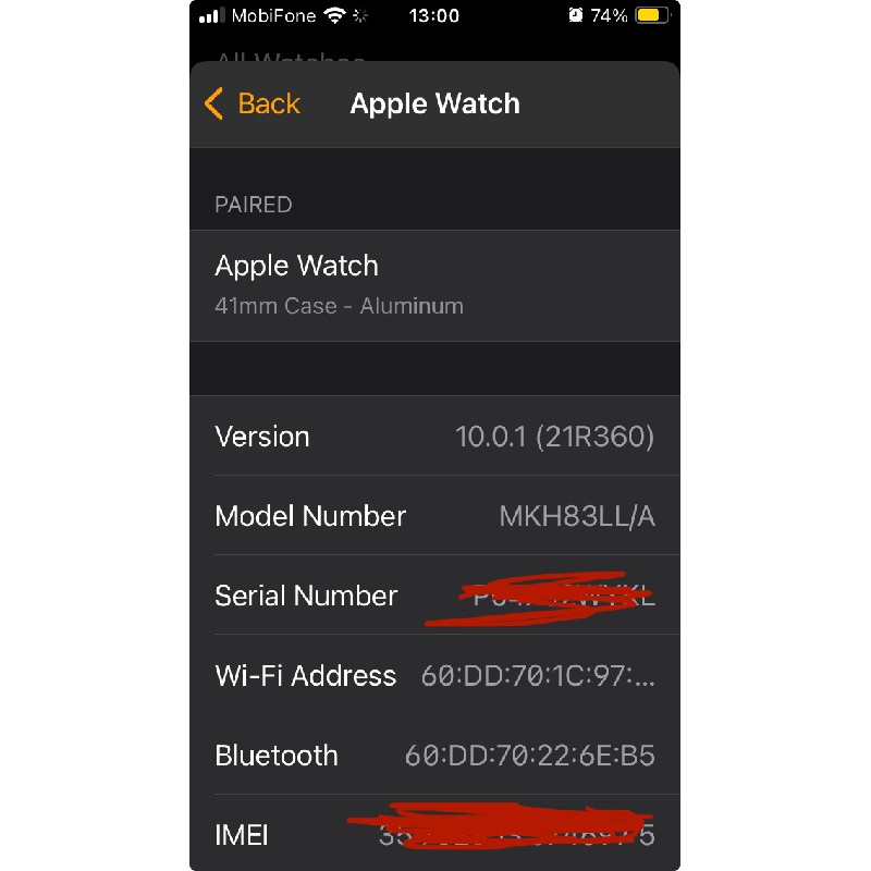 Apple Watch Series 7 41mm LTE Mỹ 19614