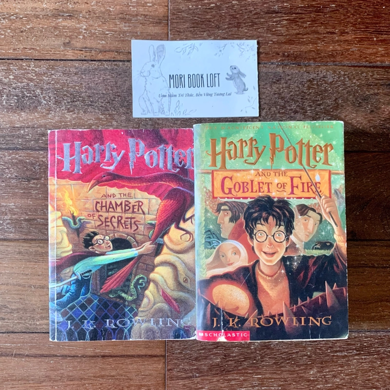 Harry Potter and The chamer of secrets; The goblet of fire; Used; Fiction Book 443008