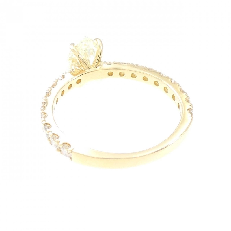 Nhẫn kim cương K18YG 1.049CT VLY VVS2 cắt Marquise - Hàng hiệu Chính hãng 875057