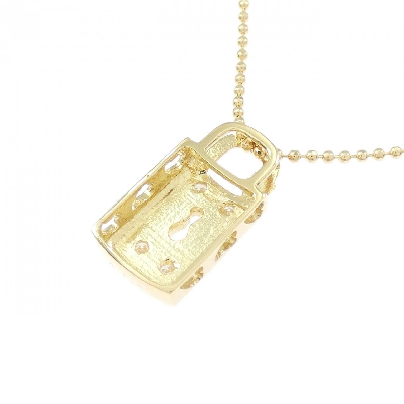 Dây chuyền kim cương K18YG 0.07CT - Hàng hiệu Chính hãng 858958