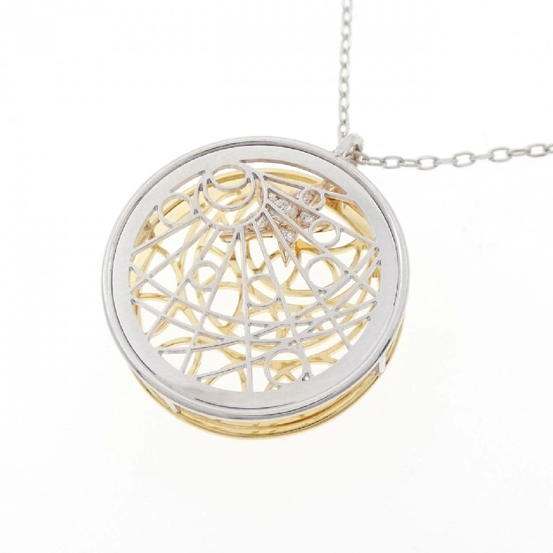 Dây chuyền kim cương ba màu K18 0.07CT - Hàng hiệu Authentic 847069