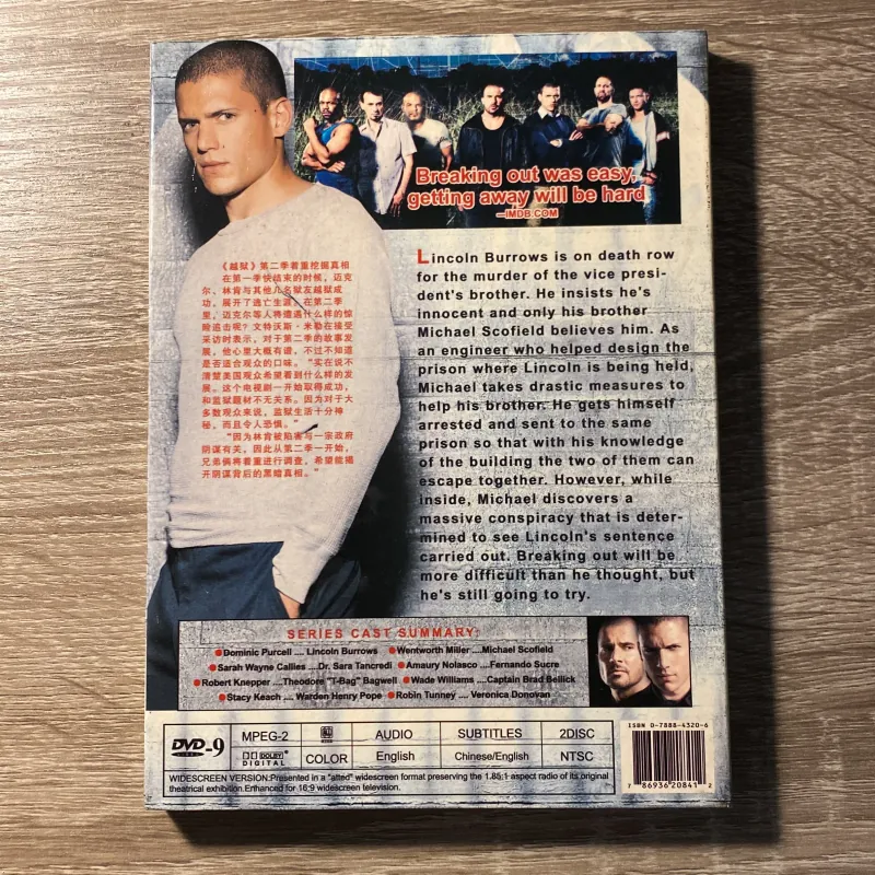 Đĩa DVD phim Prison Break - phần 1 + 2 792530