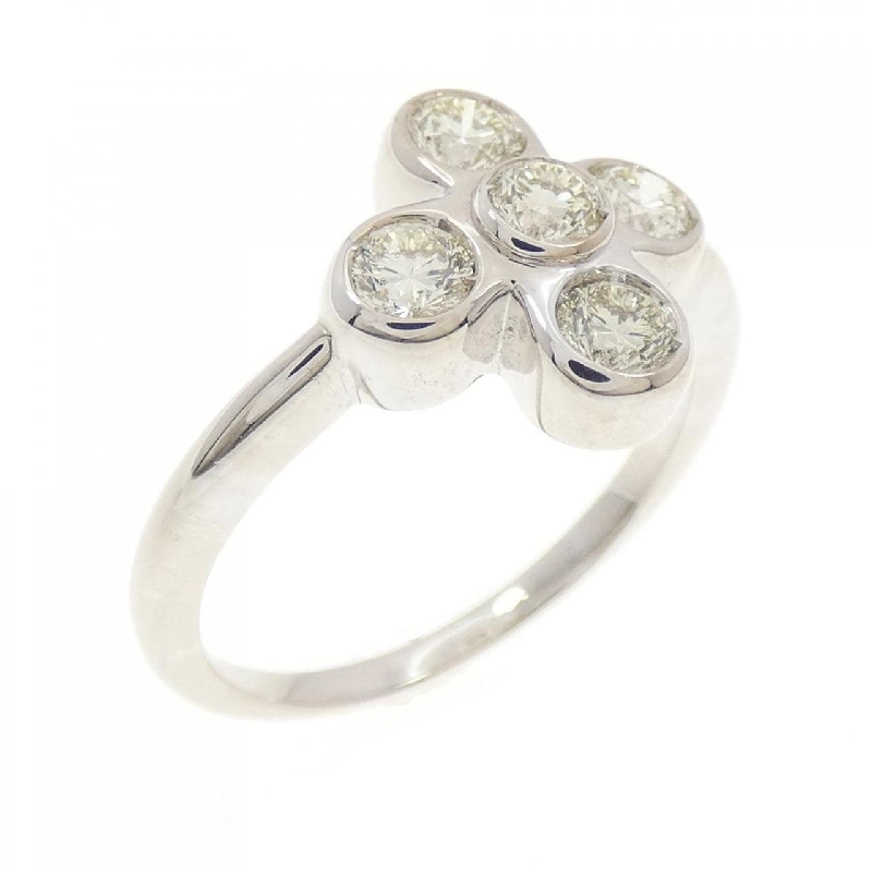 Nhẫn kim cương hoa K18WG 0.67CT - Hàng hiệu Authentic 853957