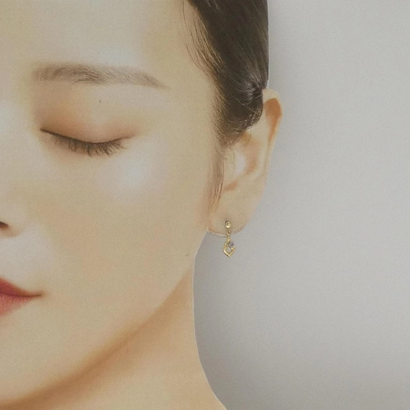 K18YG Tanzanite Bông tai - Hàng hiệu Chính hãng 866906