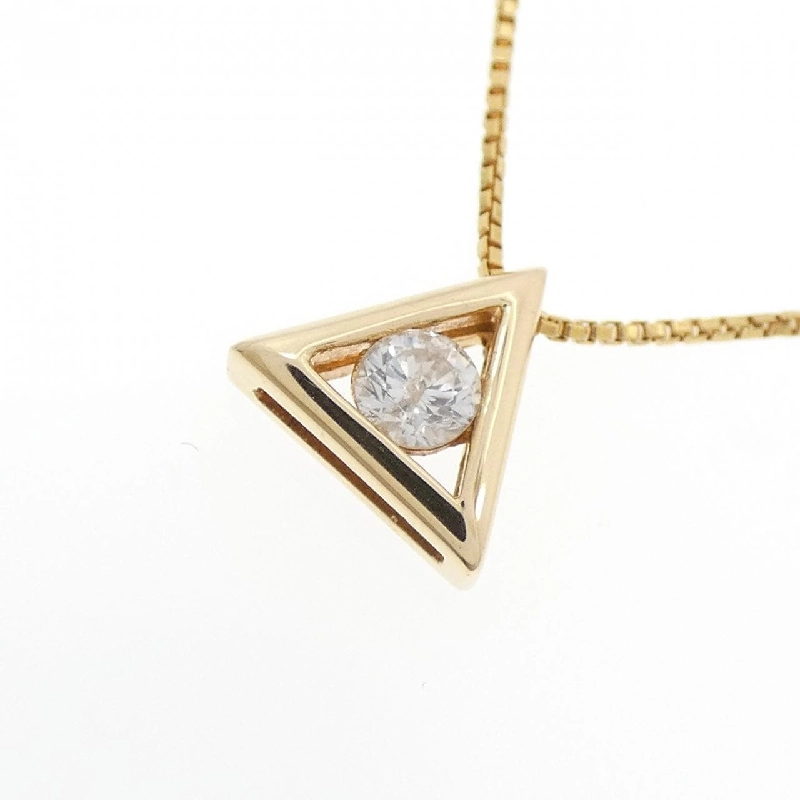 Dây chuyền kim cương K18YG 0.14CT - Hàng hiệu Chính hãng 858212