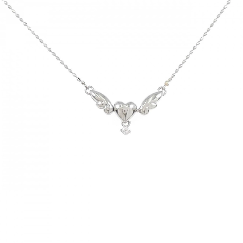 Dây chuyền kim cương hình trái tim PT900/PT850 0.02CT - Hàng hiệu Chính hãng 857275