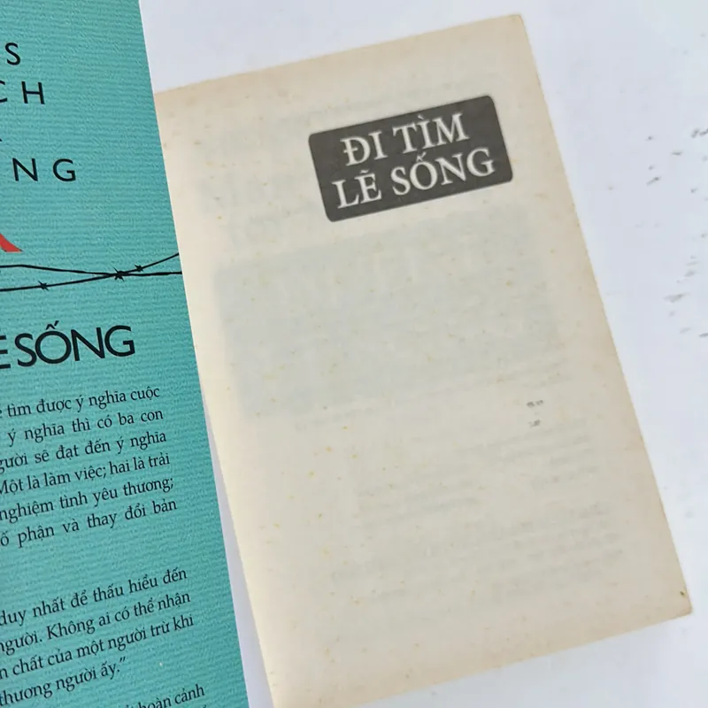 Bán sách cũ – Đi tìm lẽ sống – Viktor E. Frankl 596222