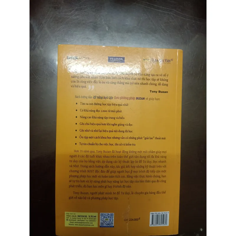 Kỹ năng học tập theo pp Tony Buzan - Sách cũ - Như mới 697659