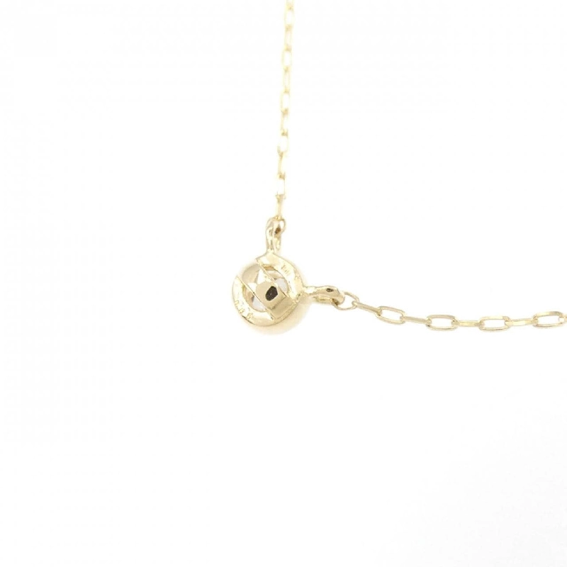 K18YG Solitaire Dây chuyền kim cương 0.05CT - Hàng hiệu Chính hãng 861404