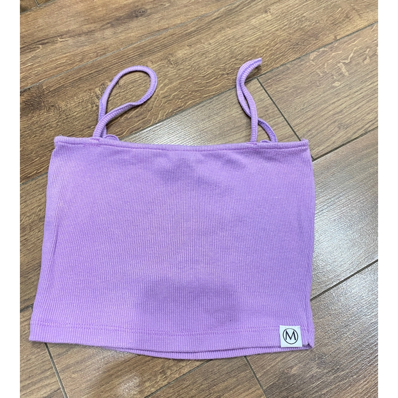 QUÀ 0Đ CHO ĐƠN HÀNG QUẦN ÁO/ ĐỒ DÙNG KHÁC TRONG SHOP**** ÁO CROPTOP FREESIZE TÍM 537377