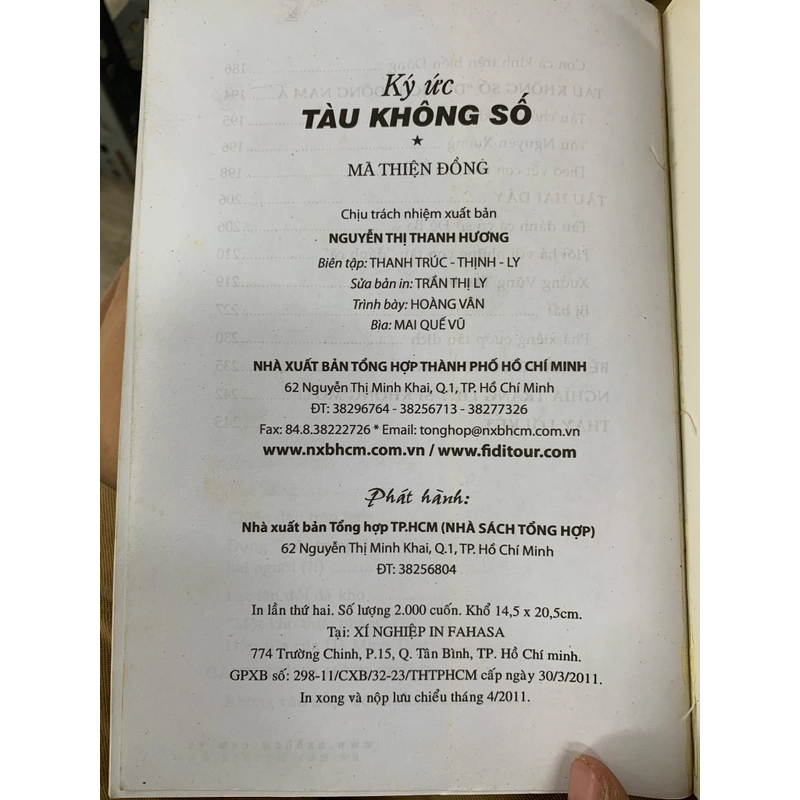 Ký ức tàu không số, mã thiện đồng. 999 493887