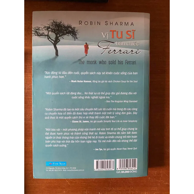 Vị tu sĩ bán chiếc Ferrar-Robin Sharma. 1027692