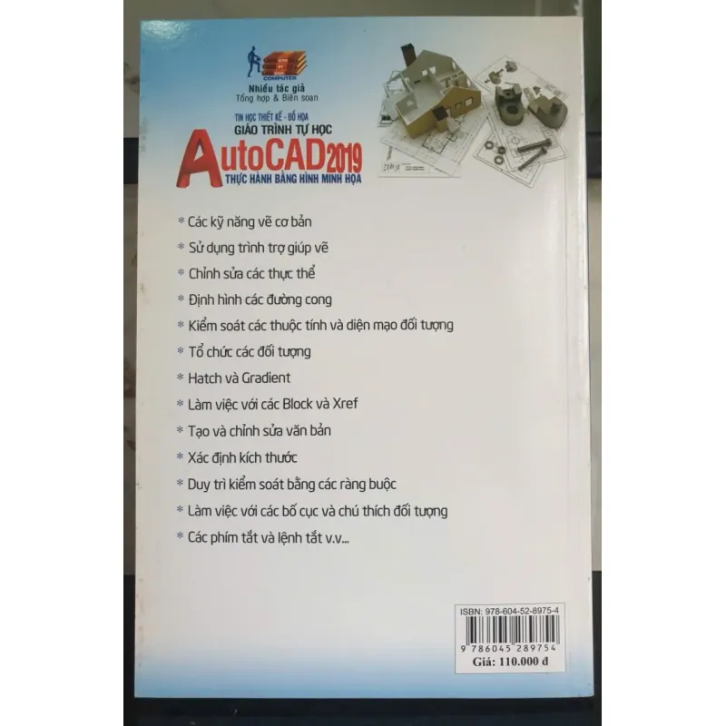 Giáo Trình Tự Học AutoCAD 2019 Thực Hành Bằng Hình Minh Họa 723353