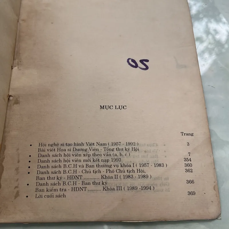 KỶ YẾU HỘI NGHỆ SĨ TẠO HÌNH VIỆT NAM 1957 - 1992 930953