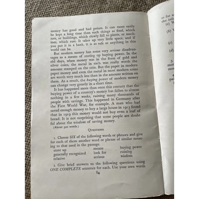 Further Comprehension and Précis Pieces for Overseas Students 796210