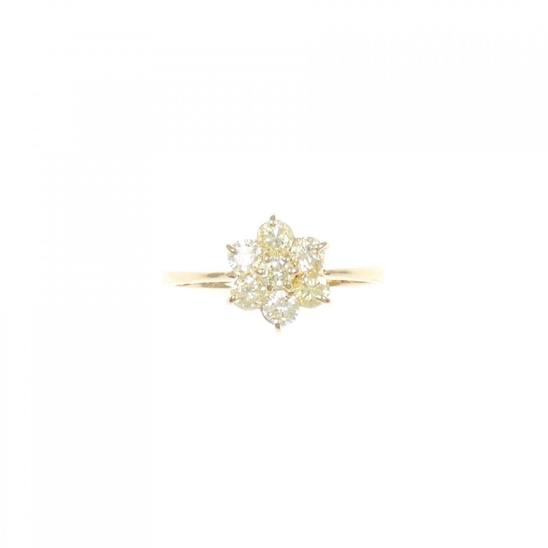 Nhẫn kim cương hoa K18YG 0.50CT - Hàng hiệu Authentic 853953