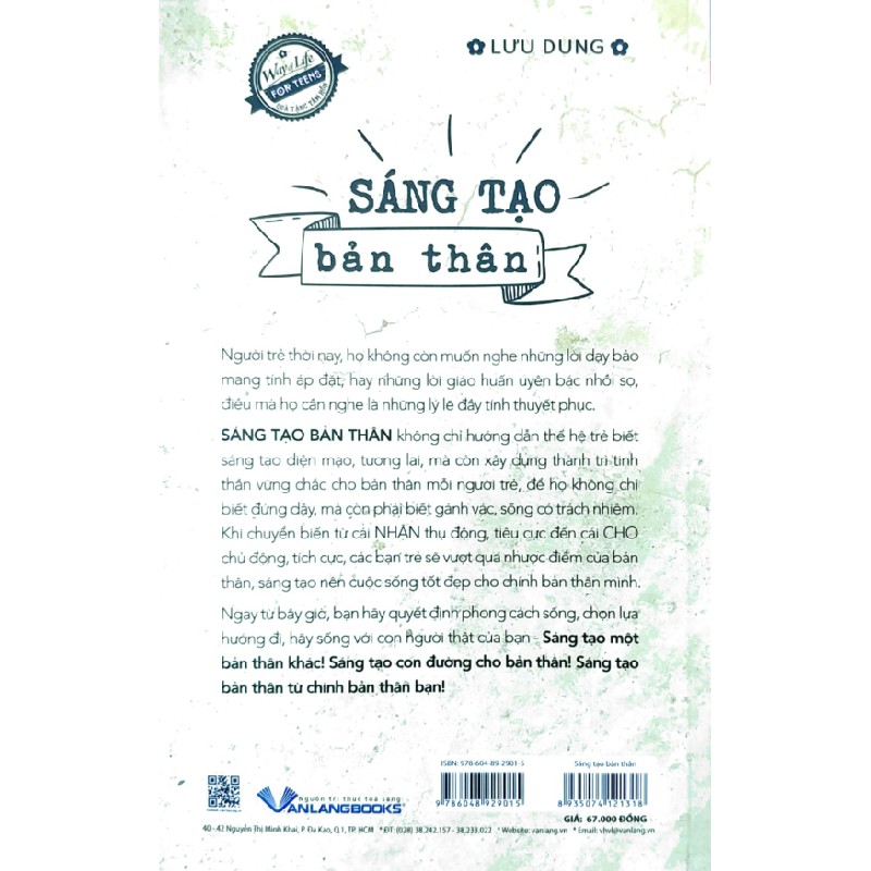 Quà Tặng Tâm Hồn - Sáng Tạo Bản Thân - Lưu Dung 145638