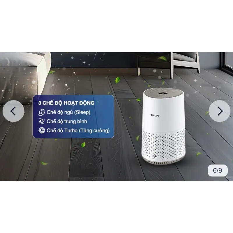 Máy lọc không khí Philips Ariendfa 600 Series màu trắng chính hãng 1049655