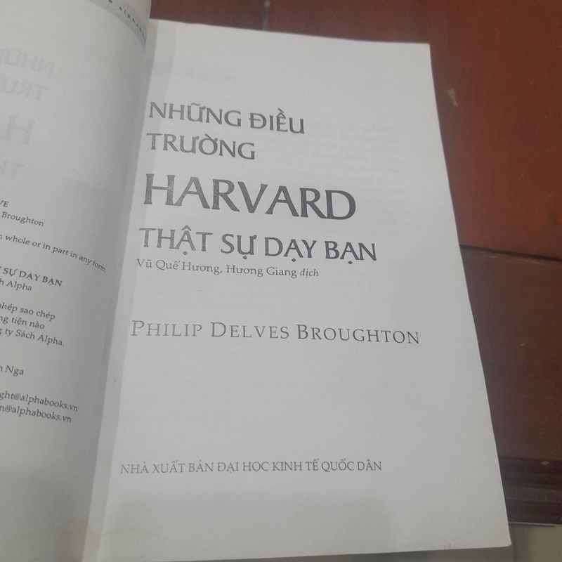 Philip Delves Broughton - NHỮNG ĐIỀU TRƯỜNG HARVARD THẬT SỰ DẠY BẠN 517509