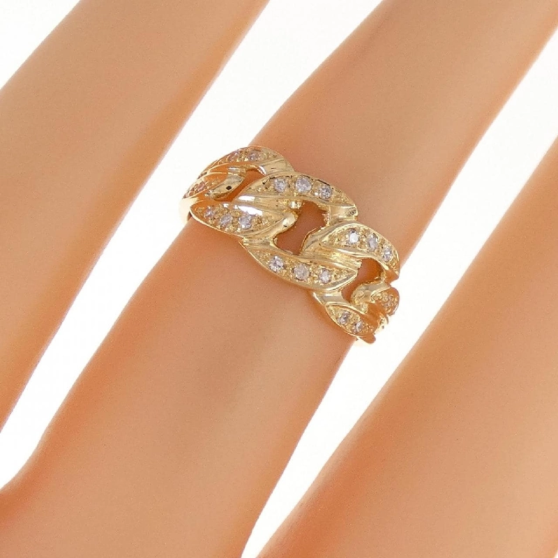 Nhẫn kim cương K18YG 0.09CT 672949