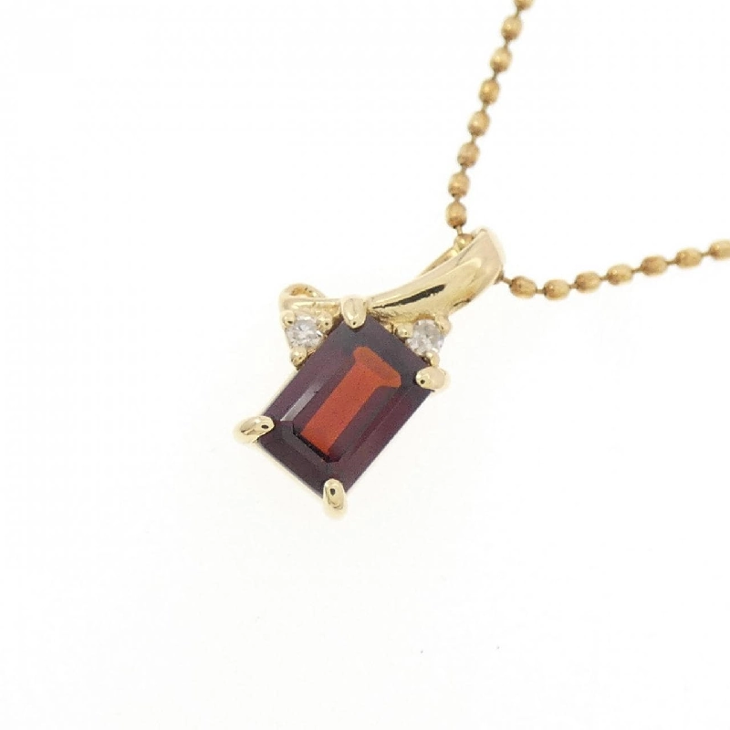 K18YG Garnet Necklace - Hàng hiệu Authentic 856723