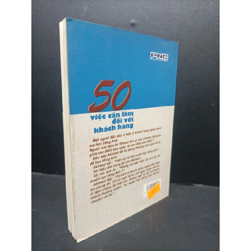 [Phiên Chợ Sách Cũ] 50 việc cần làm đối với khách hàng Akihiro Ankatani 2004 2303 421120