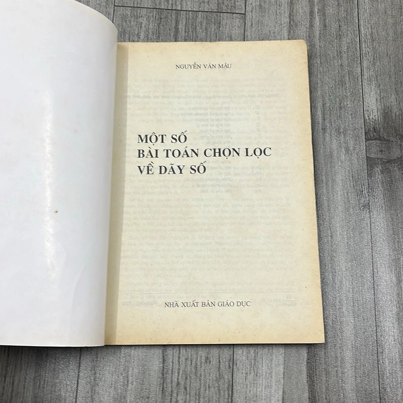 Một số bài toán chọn lọc về dãy số. 2a5 529567