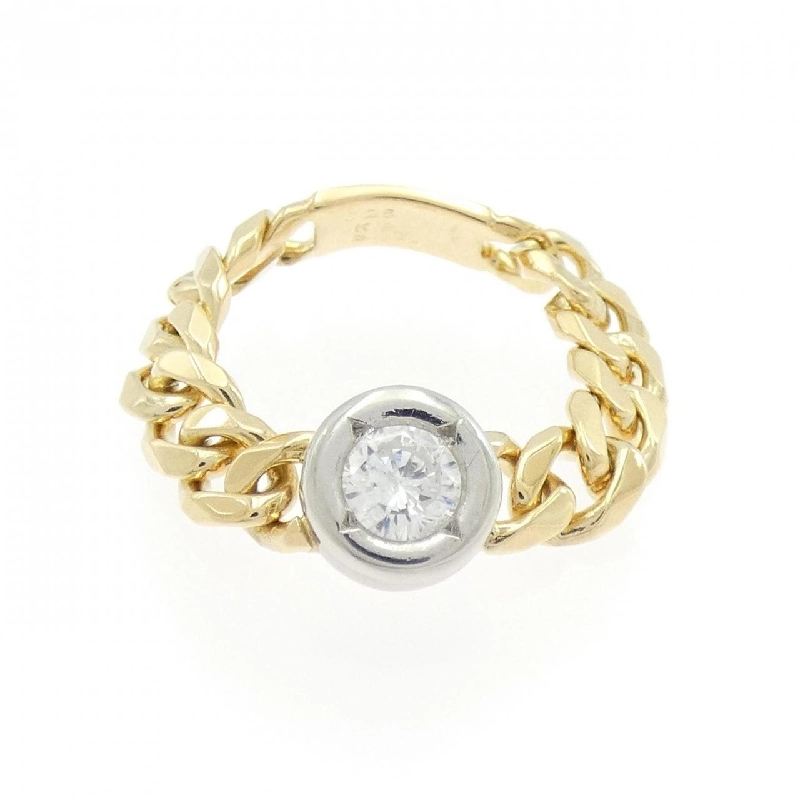 Nhẫn kim cương K18YG/PT900 0.26CT - Hàng hiệu Authentic 853216