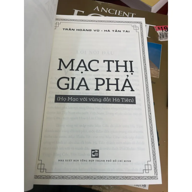 MẠC THỊ GIA PHẢ (HỌ MẠC VỚI VÙNG ĐẤT HÀ TIÊN) - TRẦN HOÀNG VŨ, HÀ TẤN TÀI  1021566