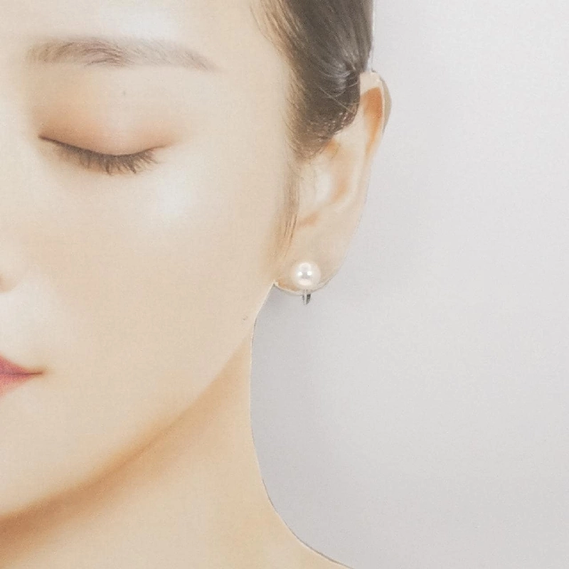 K14WG Bông tai ngọc trai Akoya 9.0mm - Hàng hiệu Chính hãng 872320