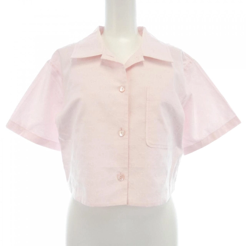 Áo sơ mi GG cotton gabardine GUCCI 784901 ZAQUK S／S - Hàng hiệu Chính hãng 826185