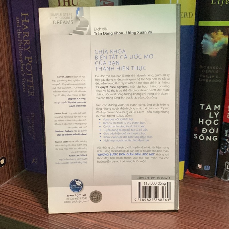 Sách kỹ năng: Những Bước Đơn Giản Đến Ước Mơ (mới 90%) 149885